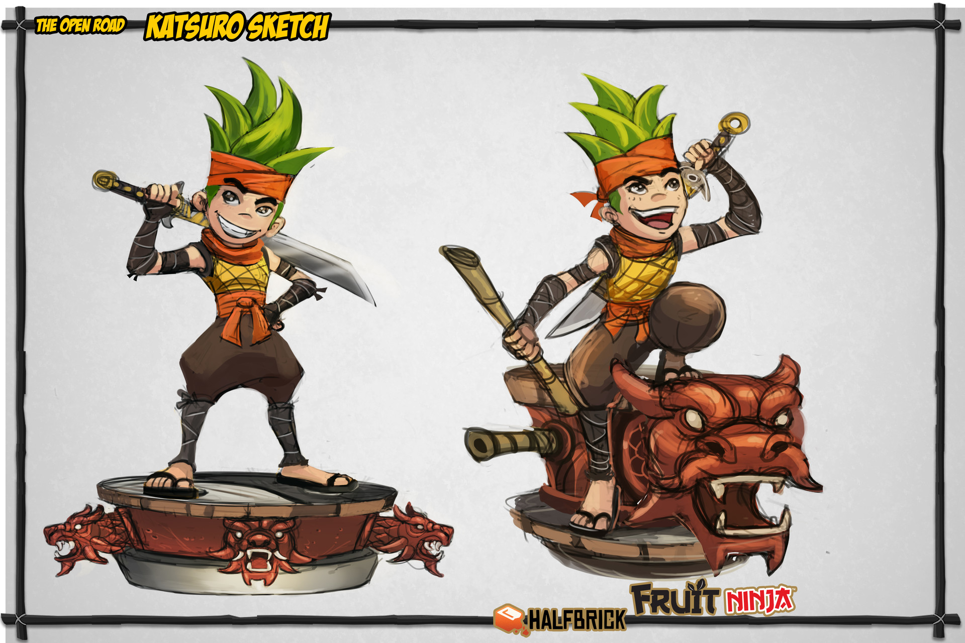 Fruit Ninja - Pick the best Katsuro! Let us know in the comment! #Fruitninja  #Fruitninja2 #halfbrick