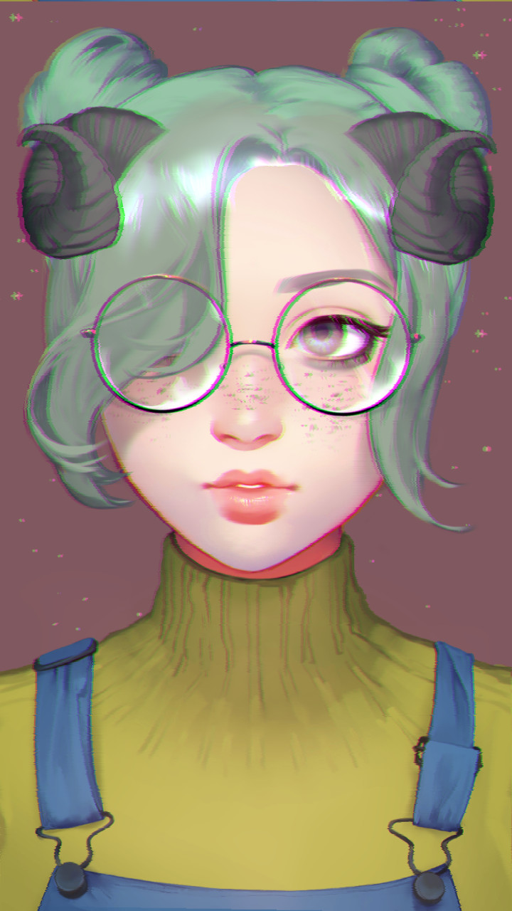 Artstation Girl With Horns S N