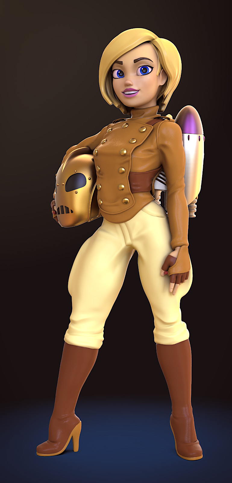 ArtStation Rocketeer Girl