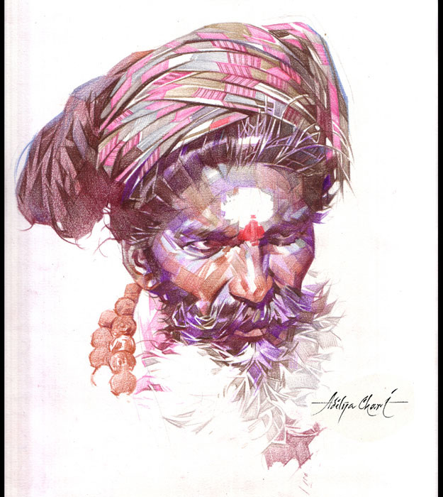 Artstation Color Pencil Sketches Aditya Chari