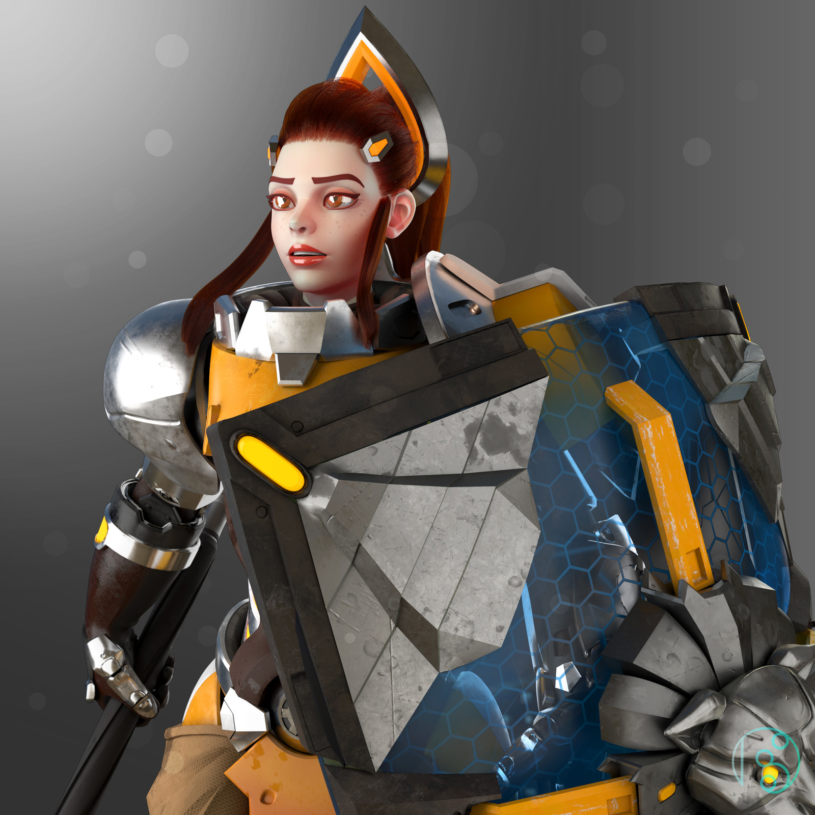 Brigitte (Overwatch Fan Art)
