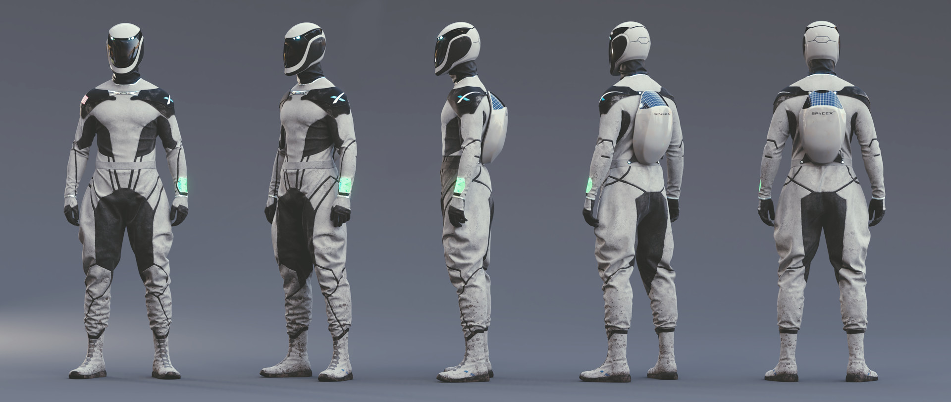 Lucas Valle - SpaceX Space Suit Concept