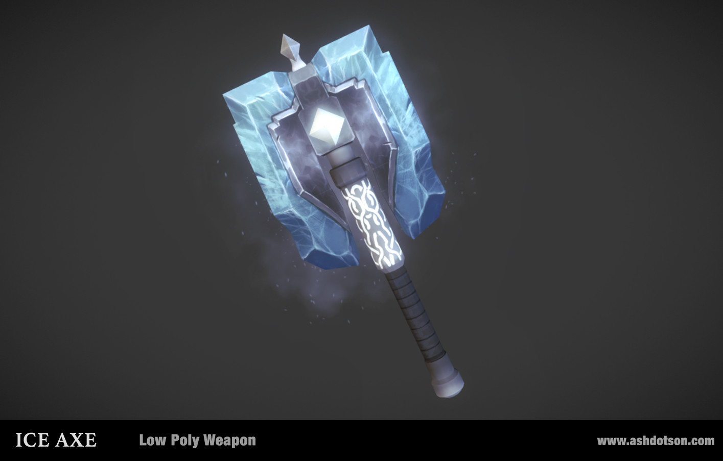 ArtStation Ice Axe legendary fantasy style weapon