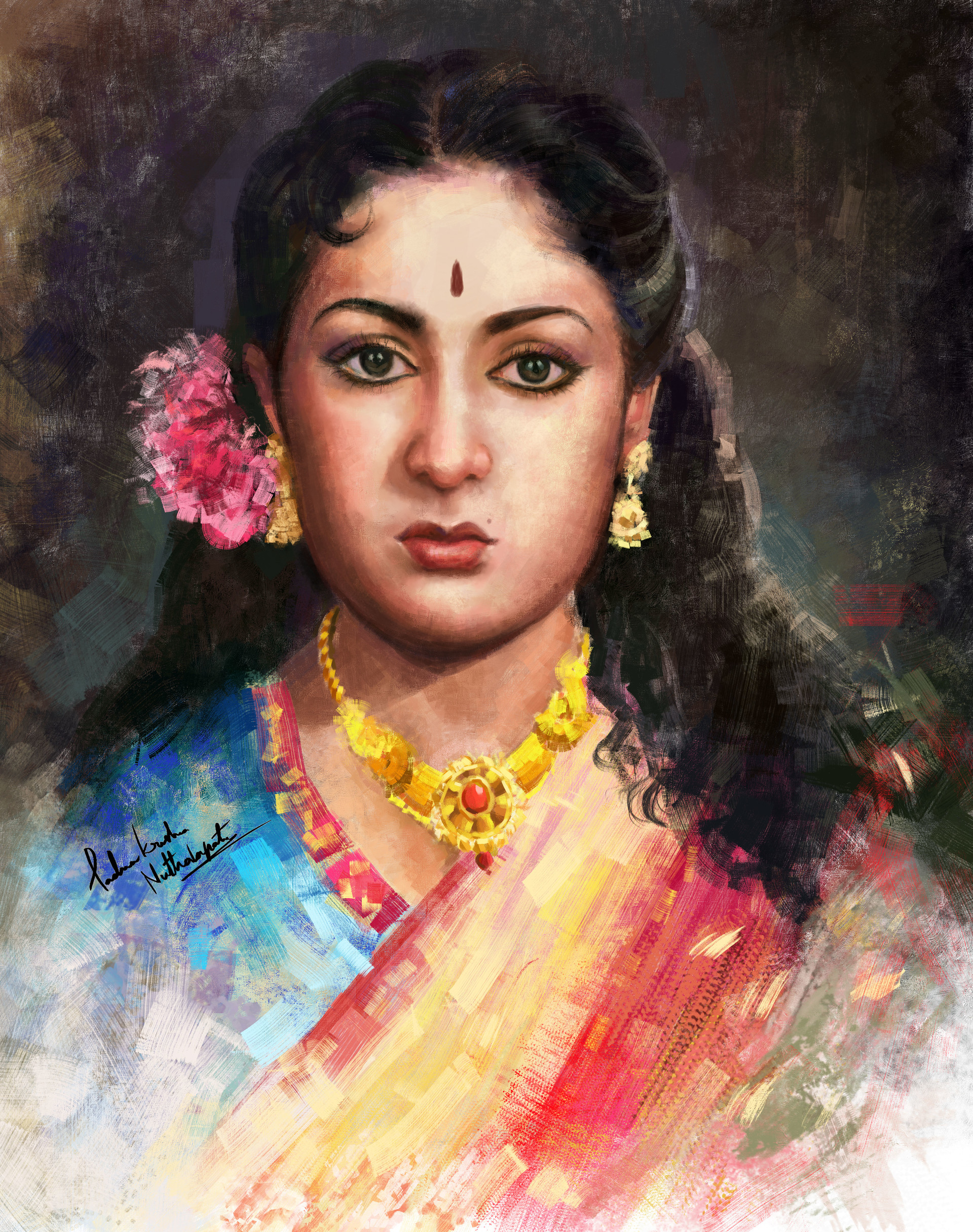 Artstation Mahanati Padmakrishna Nuthalapati Tragedy was not new to her given that she had to lead a difficult life right from her childhood. mahanati padmakrishna nuthalapati