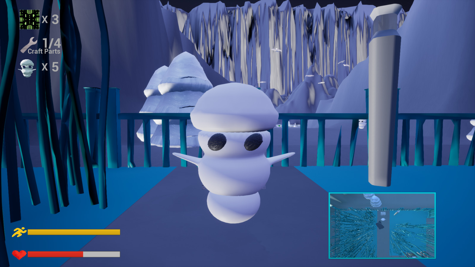 Snowman type 1 in game 