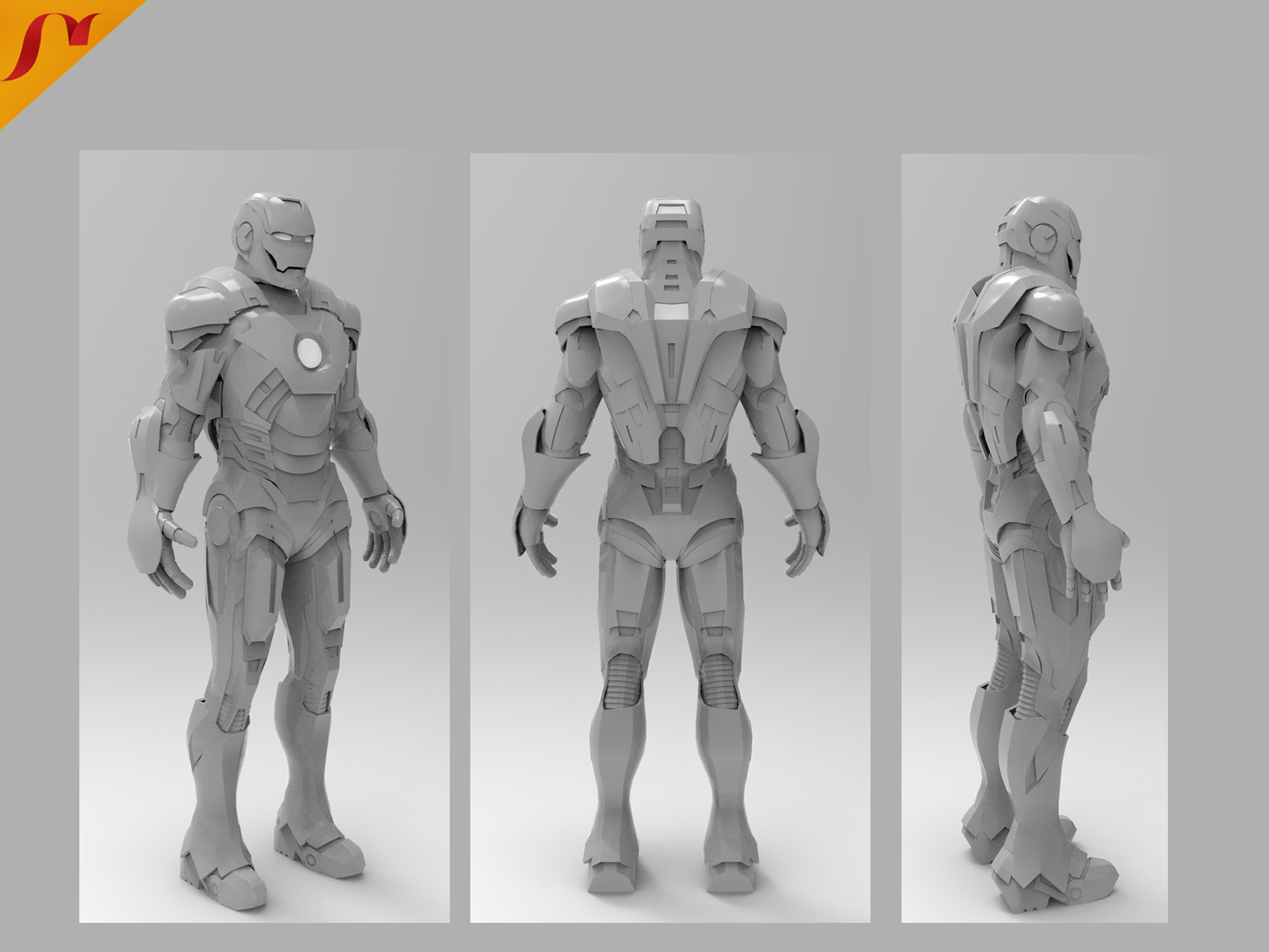 Artstation Ironman Mark Vii Megha Bajpai