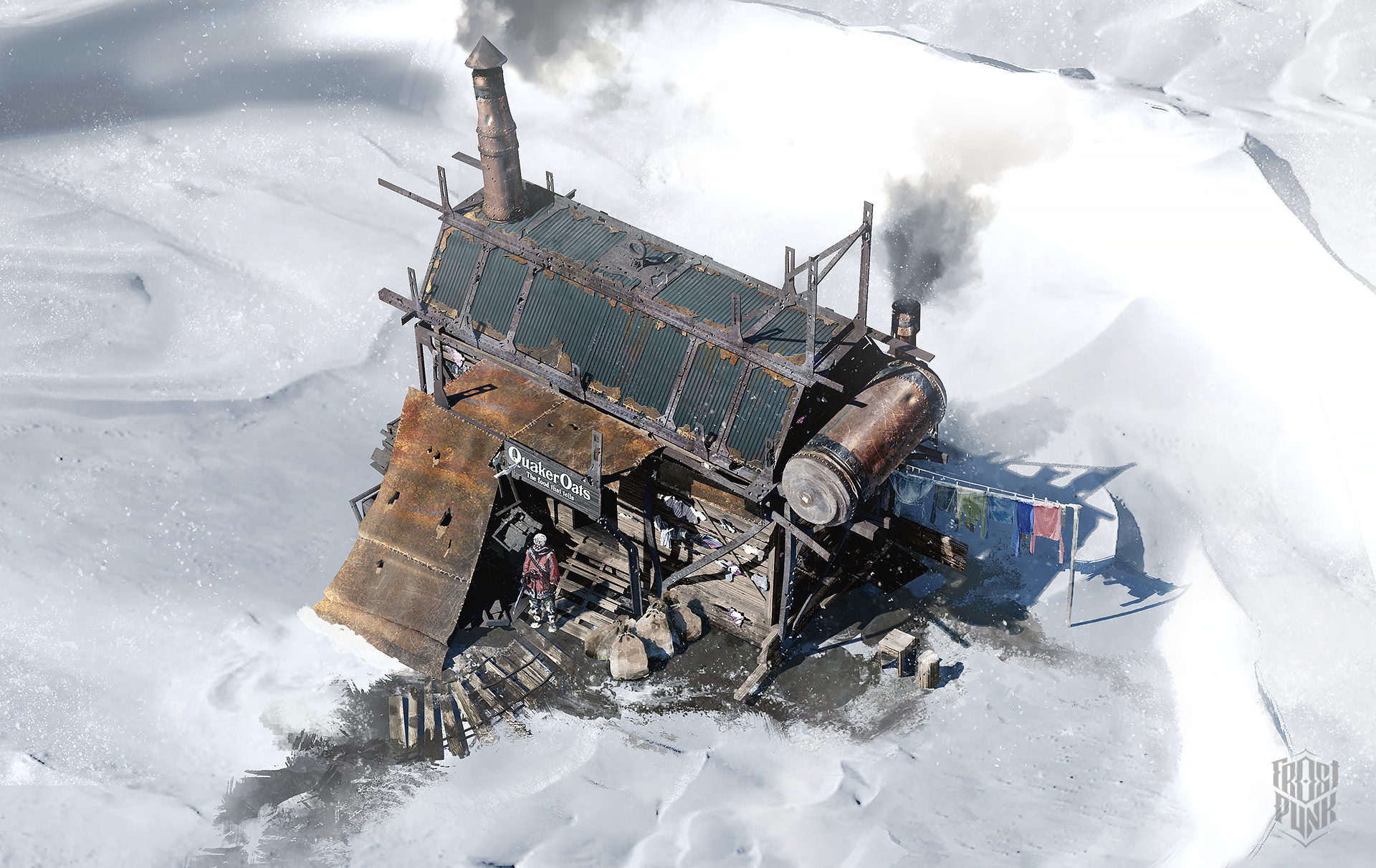 ArtStation - Frostpunk - House states, Jakub Kowalczyk