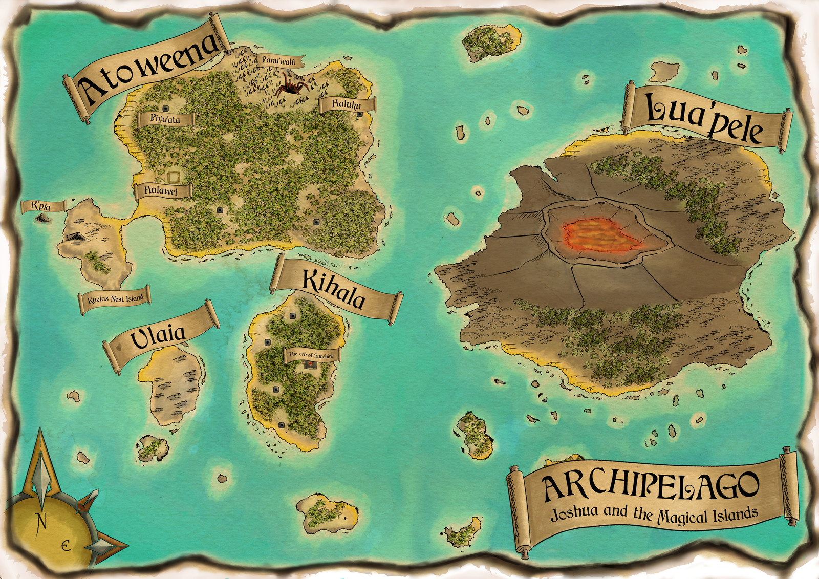 Archipelago commissioned map