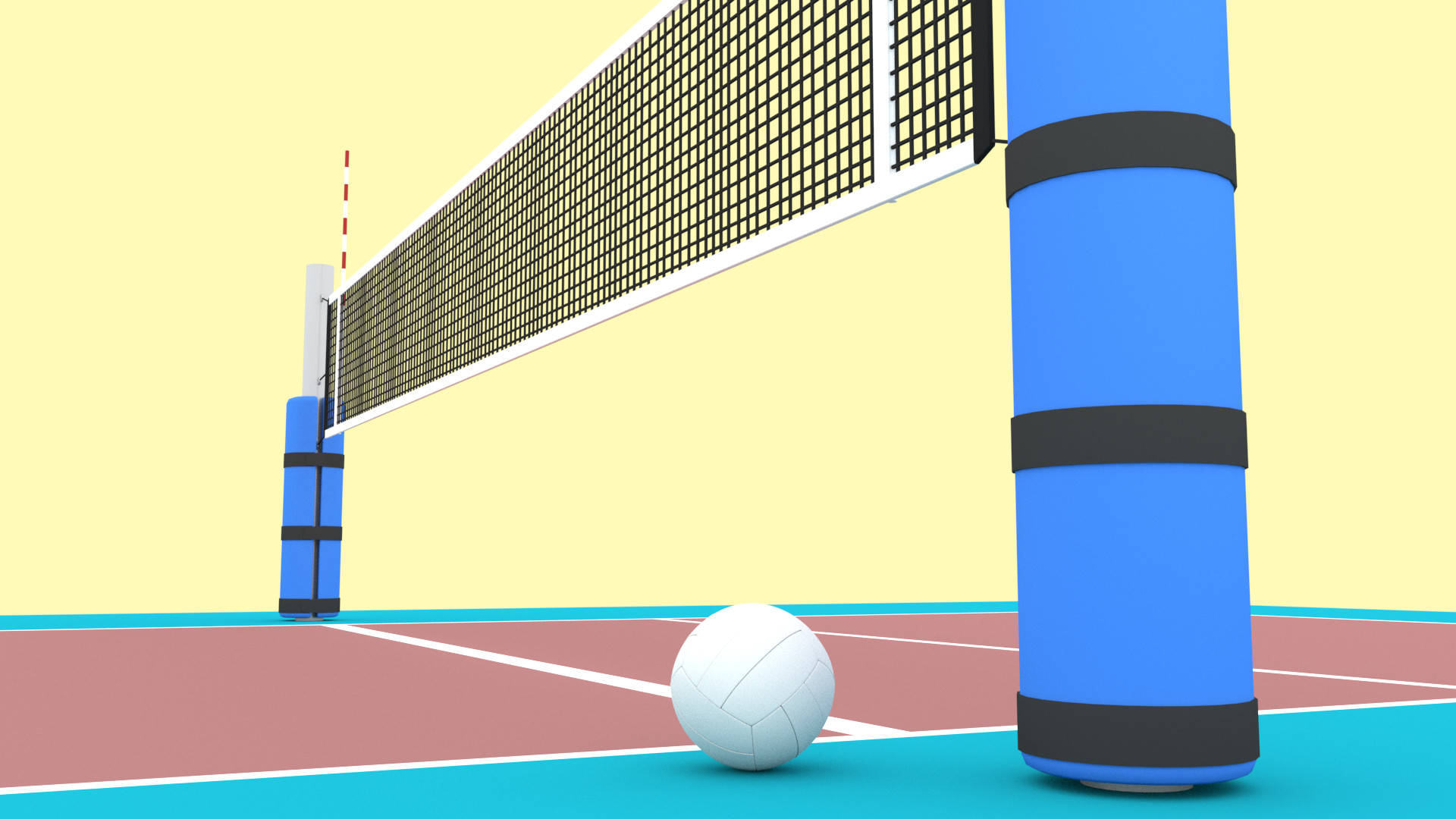 ArtStation - Volleyball Court