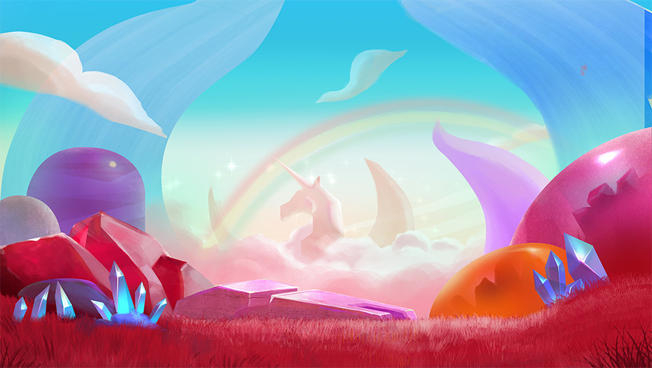 Artstation Unicorn Land For Robot Game Lili Ryu