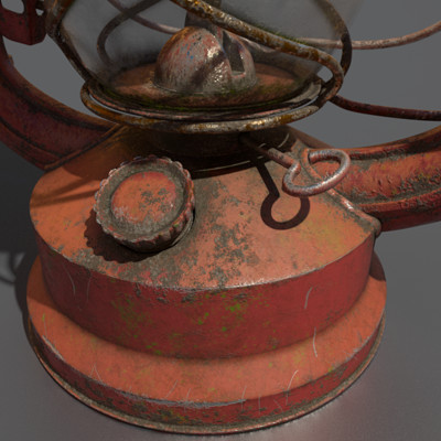 Lamp - FirstSteps on substance Painter #1