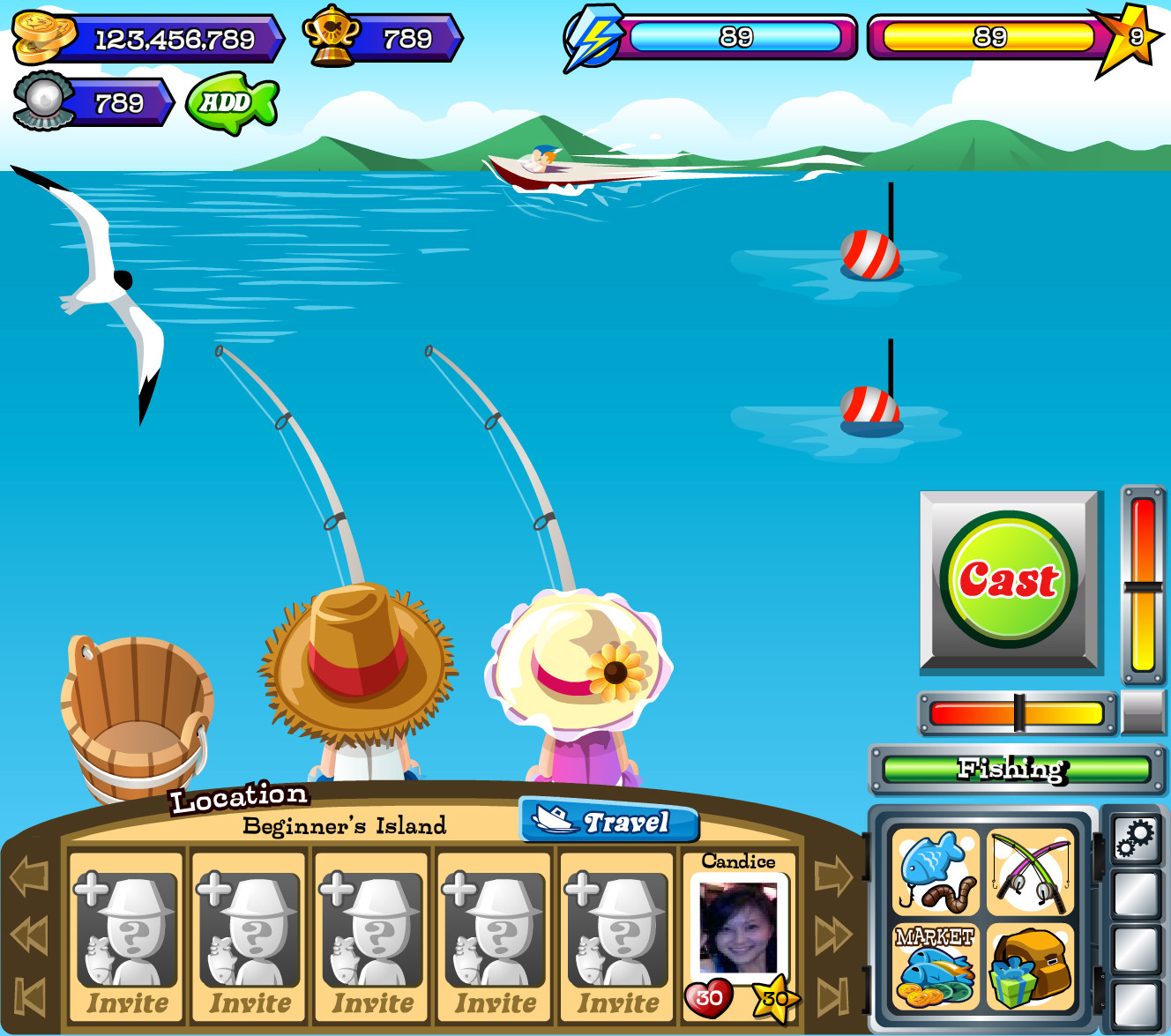 ArtStation FishingStars Gameplay + UI 2011