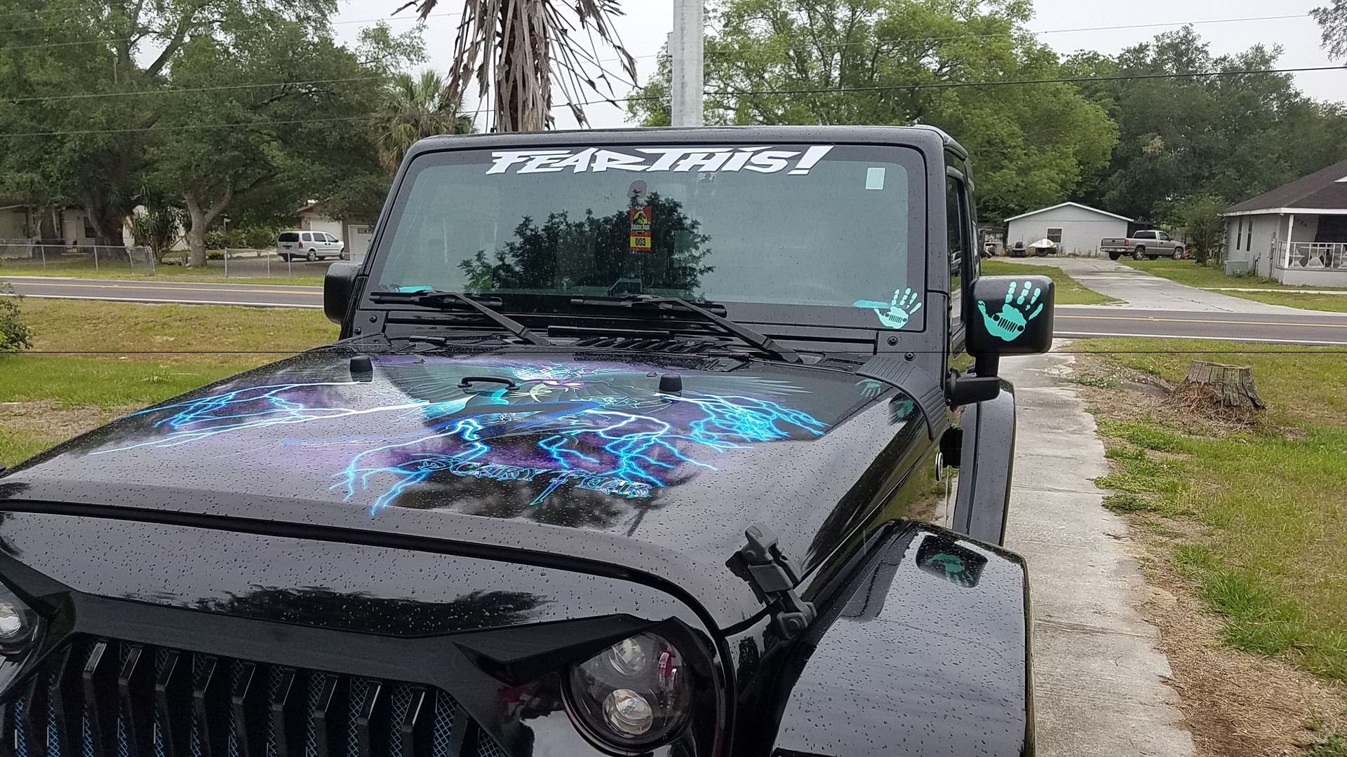 ArtStation - Scary Fear Hood Custom Jeep Vehicle Wrap