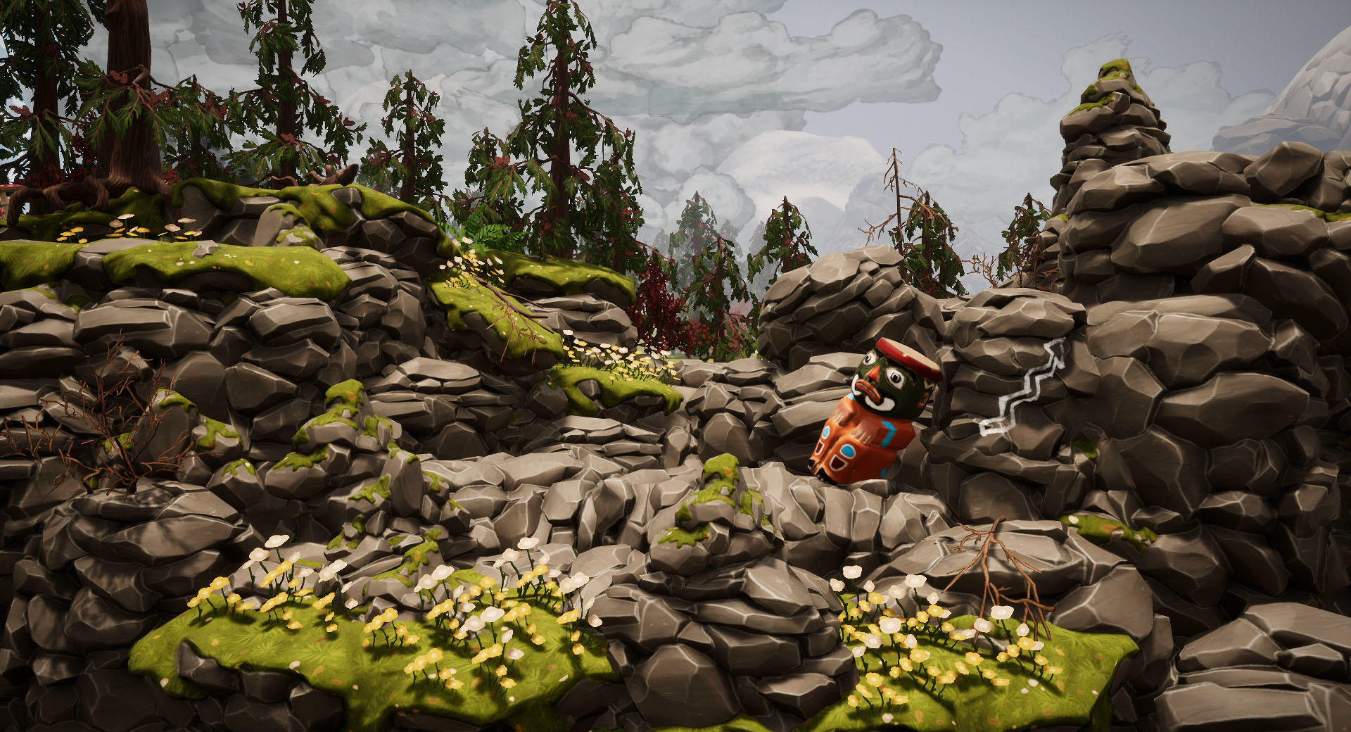 Artstation Wanagi 3d Side Scroller Gabriel Dreher