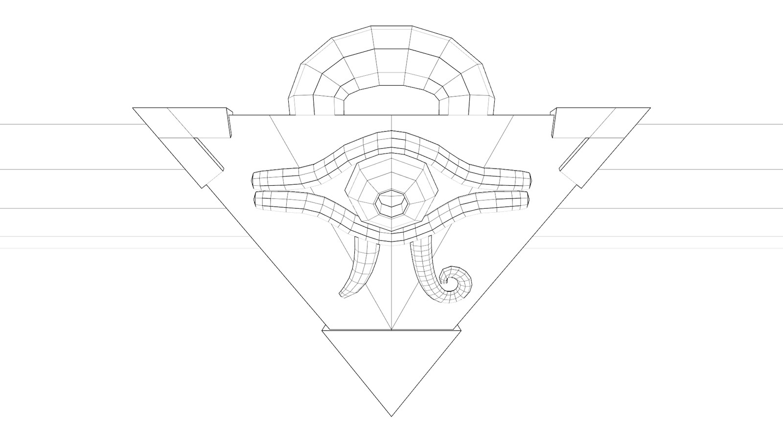 Daniel Uprimny Arcos The 7 Millenium Items From Yu Gi Oh Lowpoly Modeling