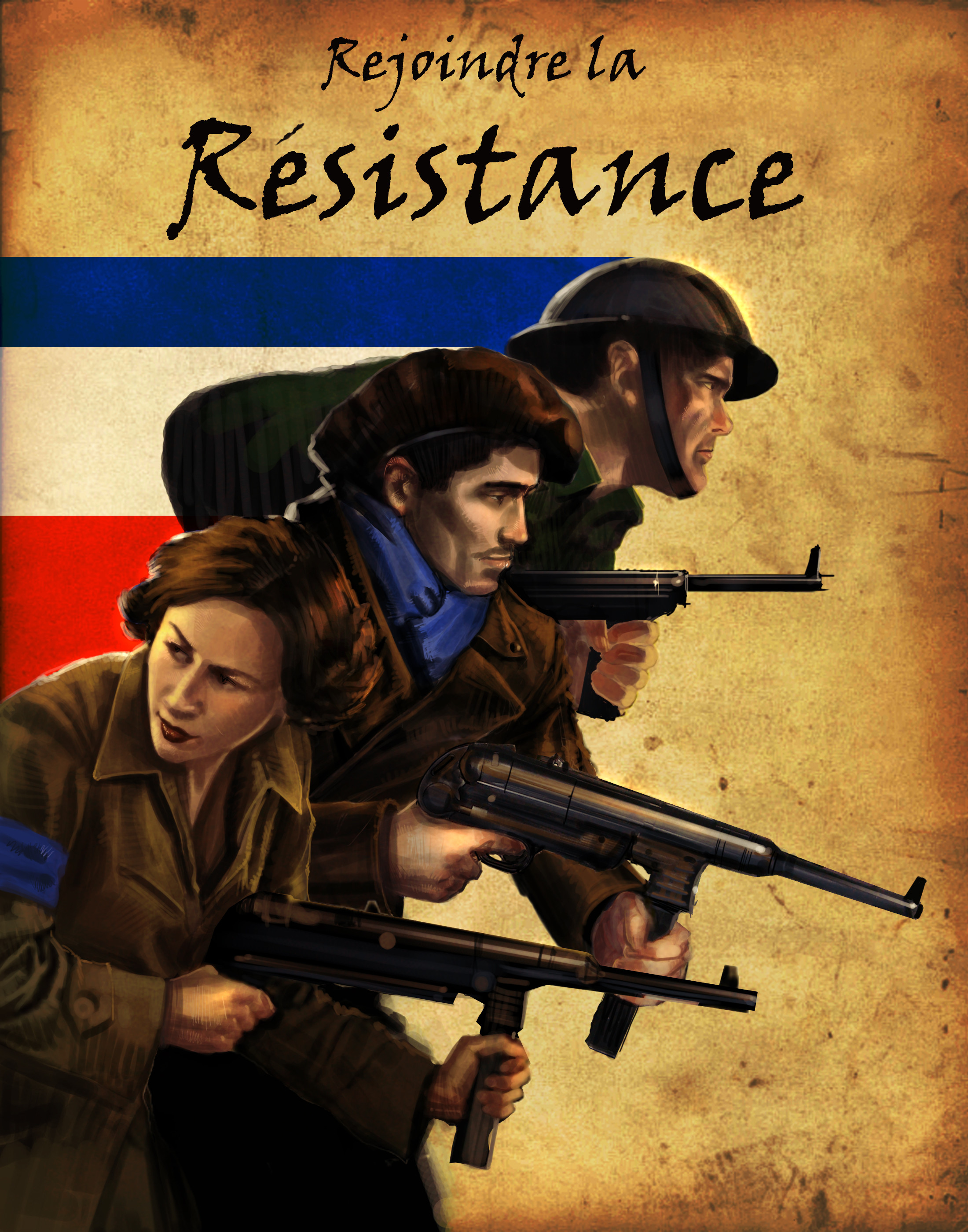 French Resistance Poster