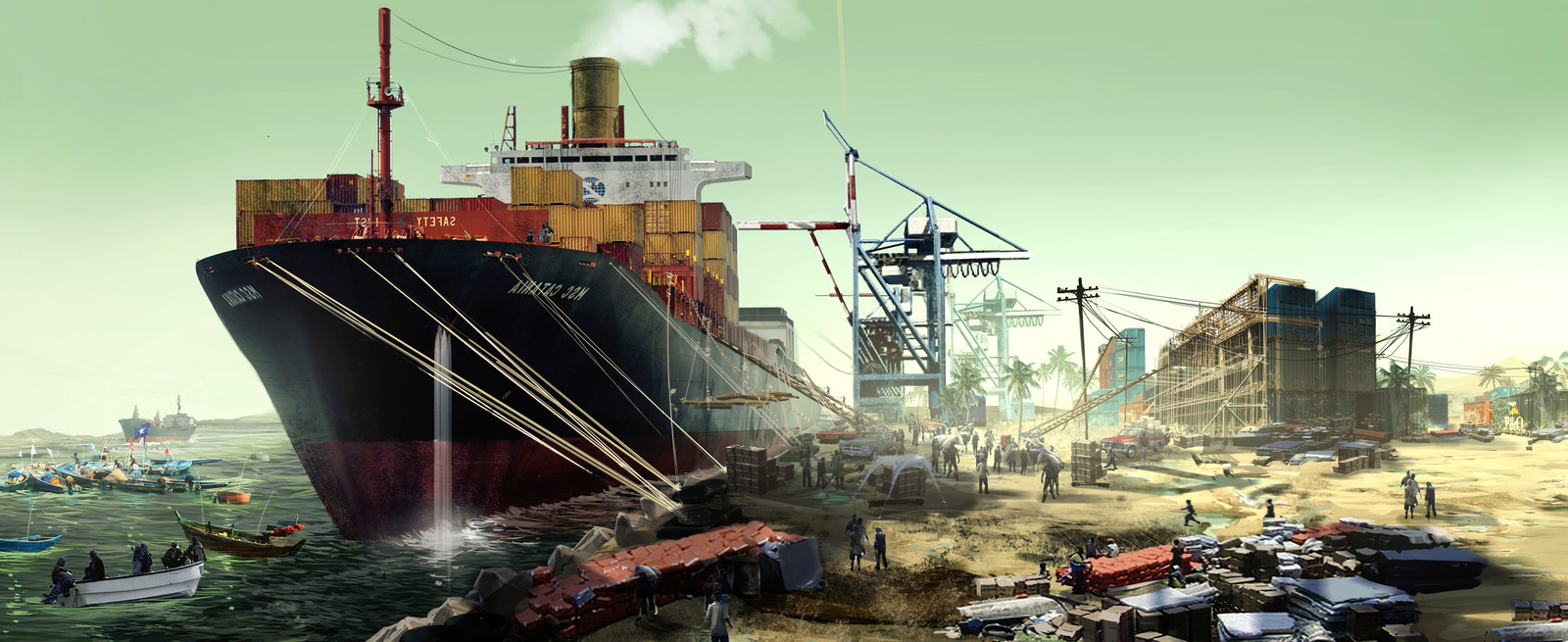 Somali shipyard
