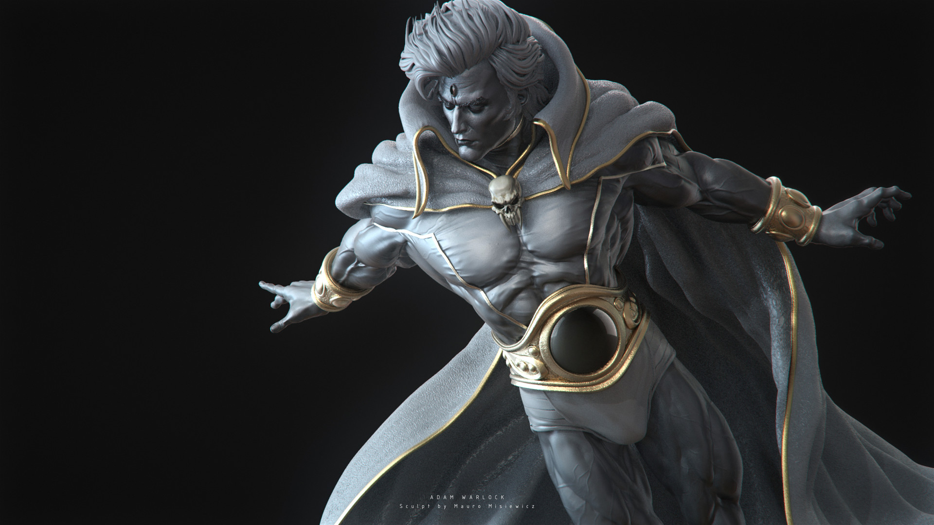 Artstation Adam Warlock Mauro Misiewicz
