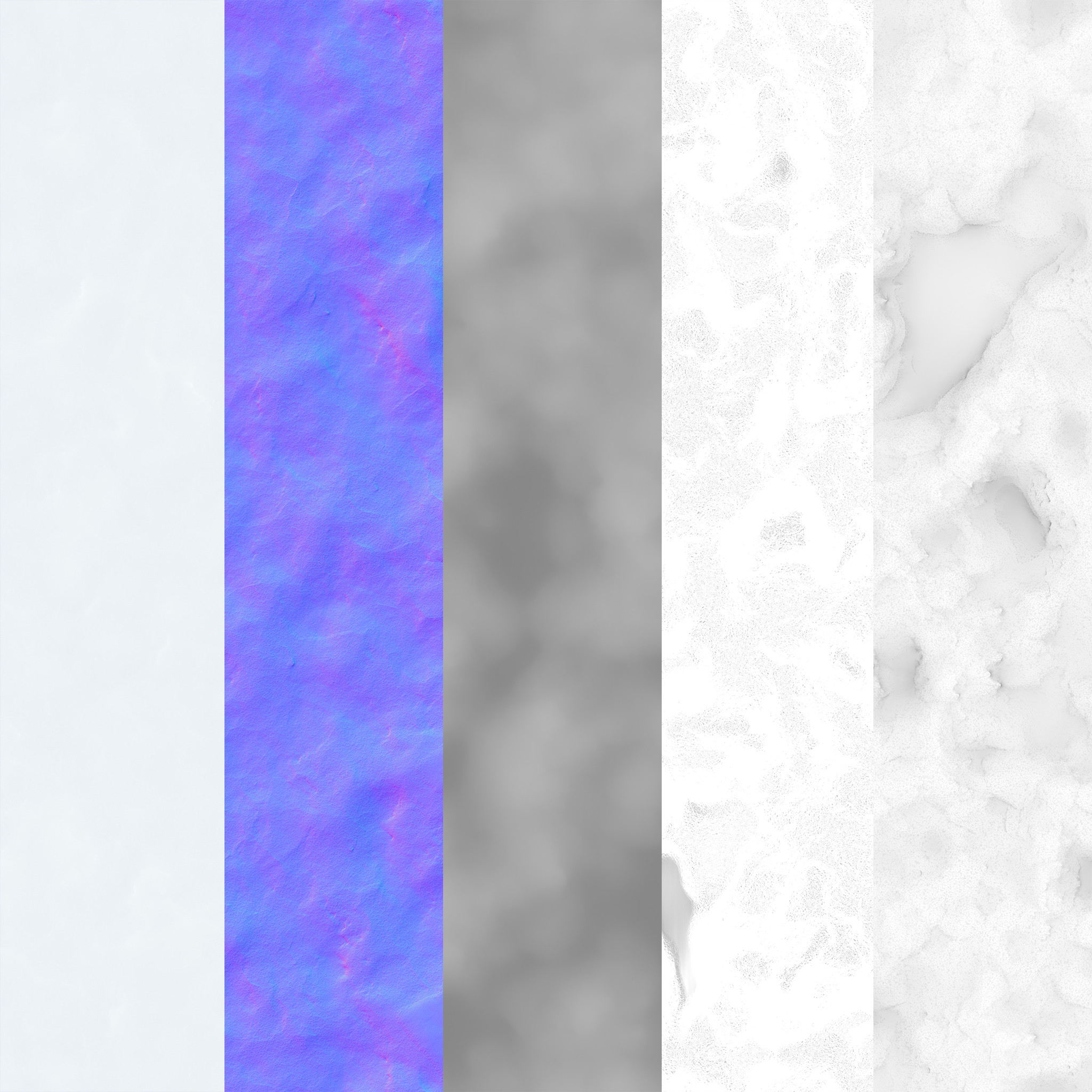 Snow texture set