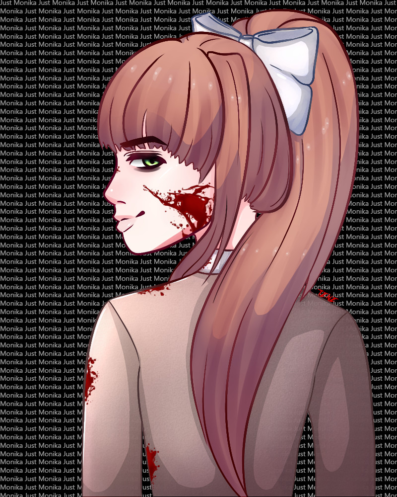 Artstation Just Monika Ddlc Fanart Tene T Check out inspiring examples of ddlc_monika artwork on deviantart, and get inspired by our community of talented artists. just monika ddlc fanart tene t