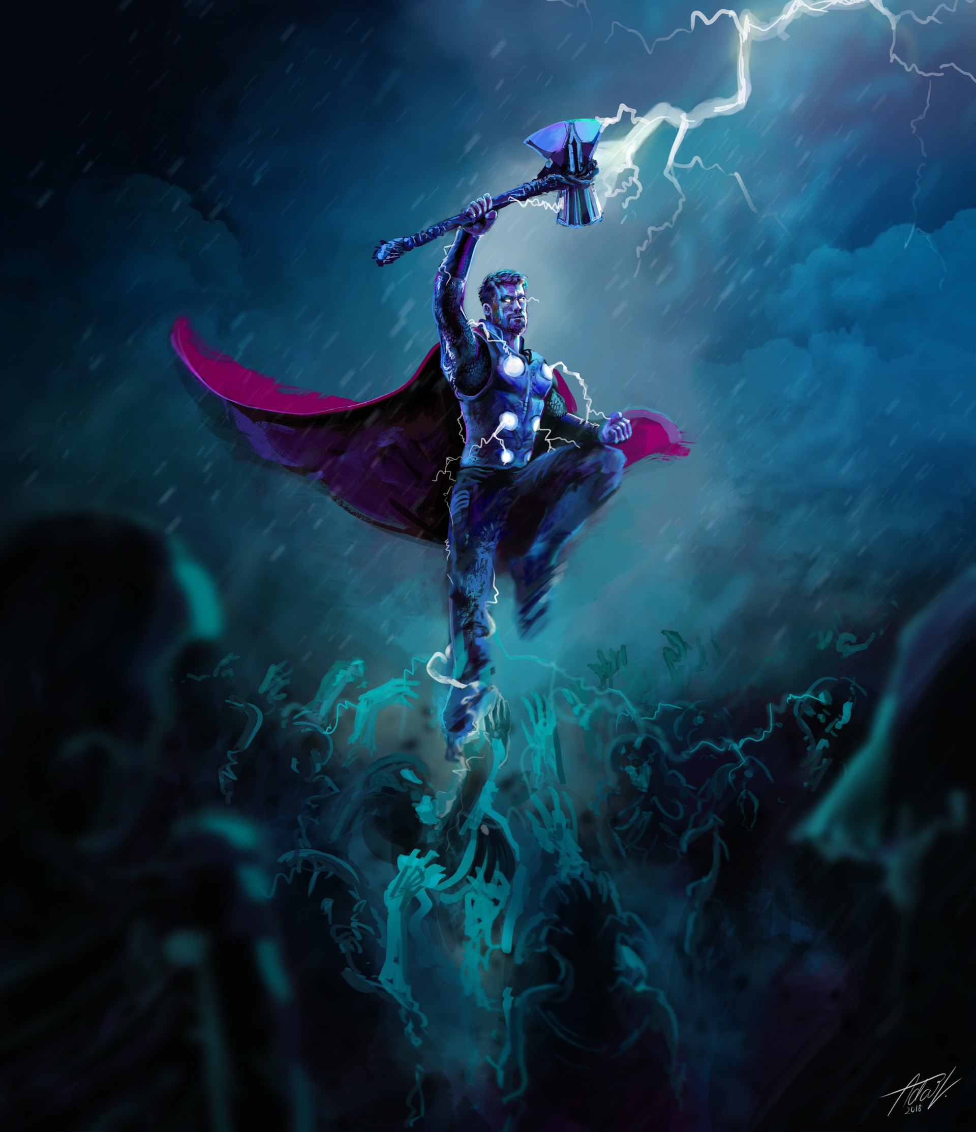 Artstation Bring Me Thanos Ada Vychopnova