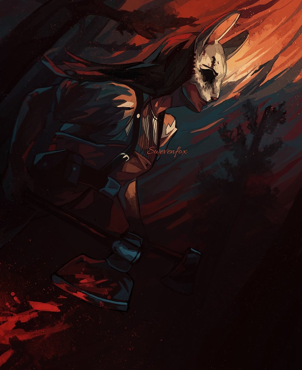 Fanart one of the killers from DbD the time it was released out of hype. 