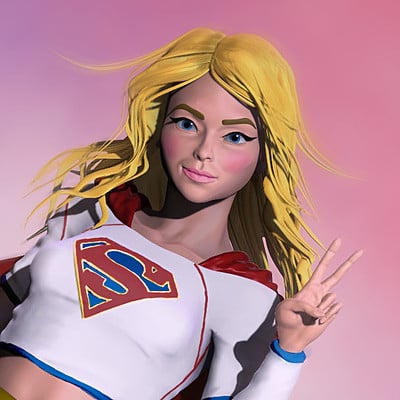 Sexy Super Girl (Color)