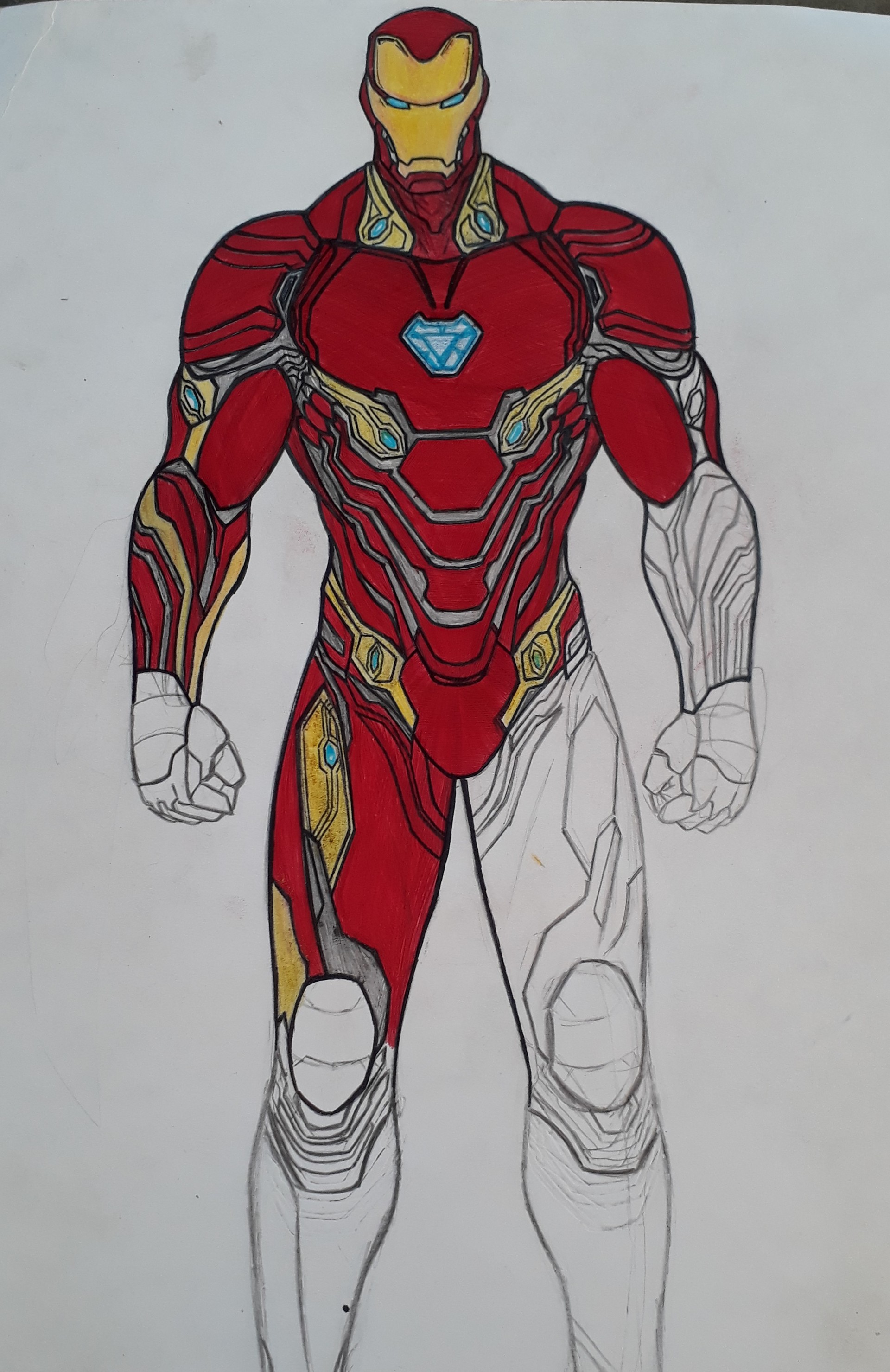 Artstation Iron Man Infinity War Mark 50 Michael Silva