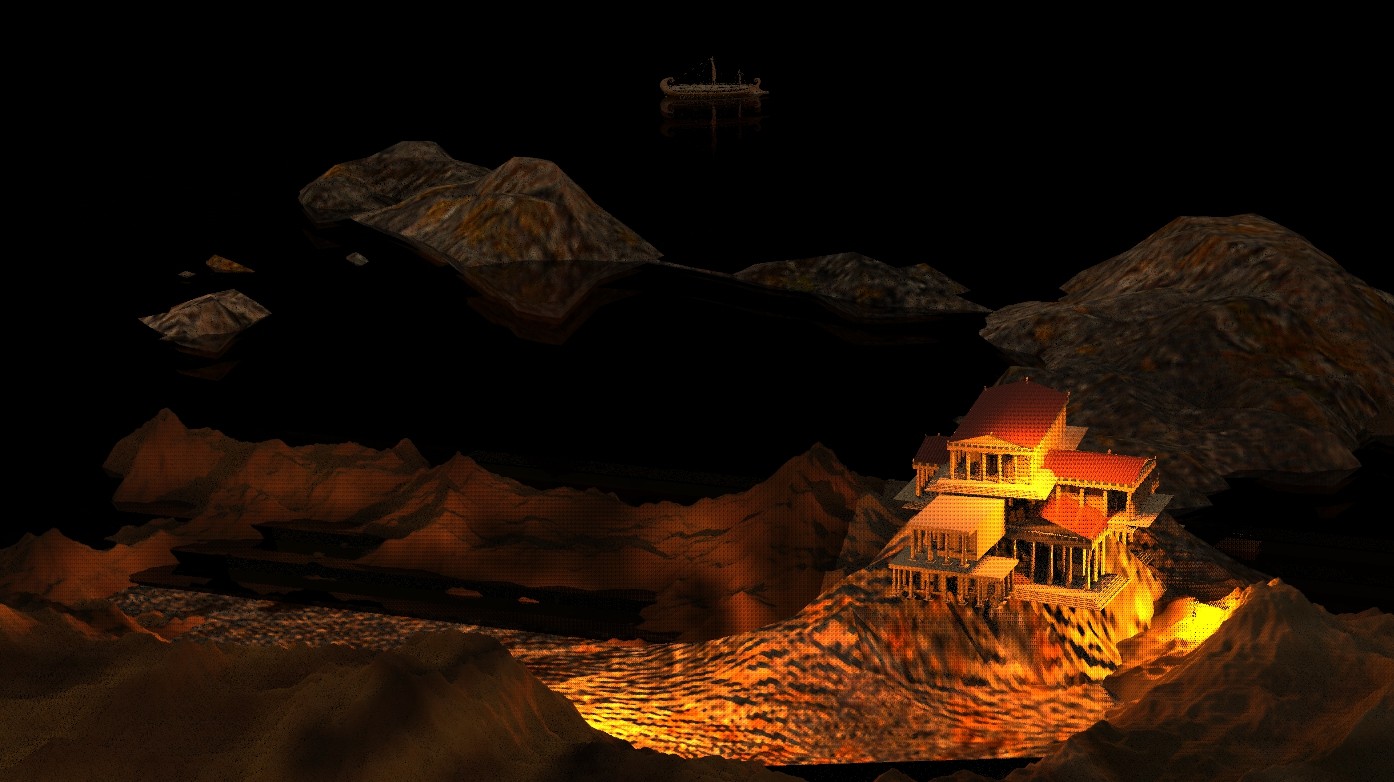 3D base render for overpaint