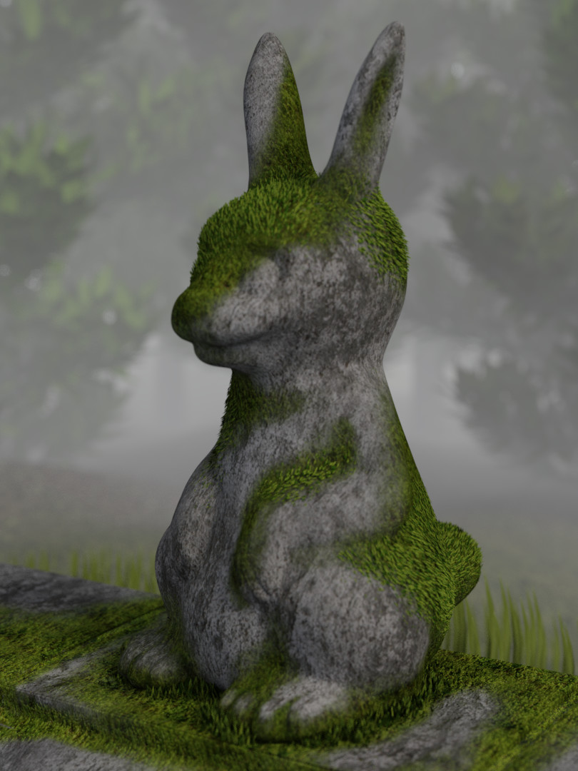 ArtStation - Rabbit Statue