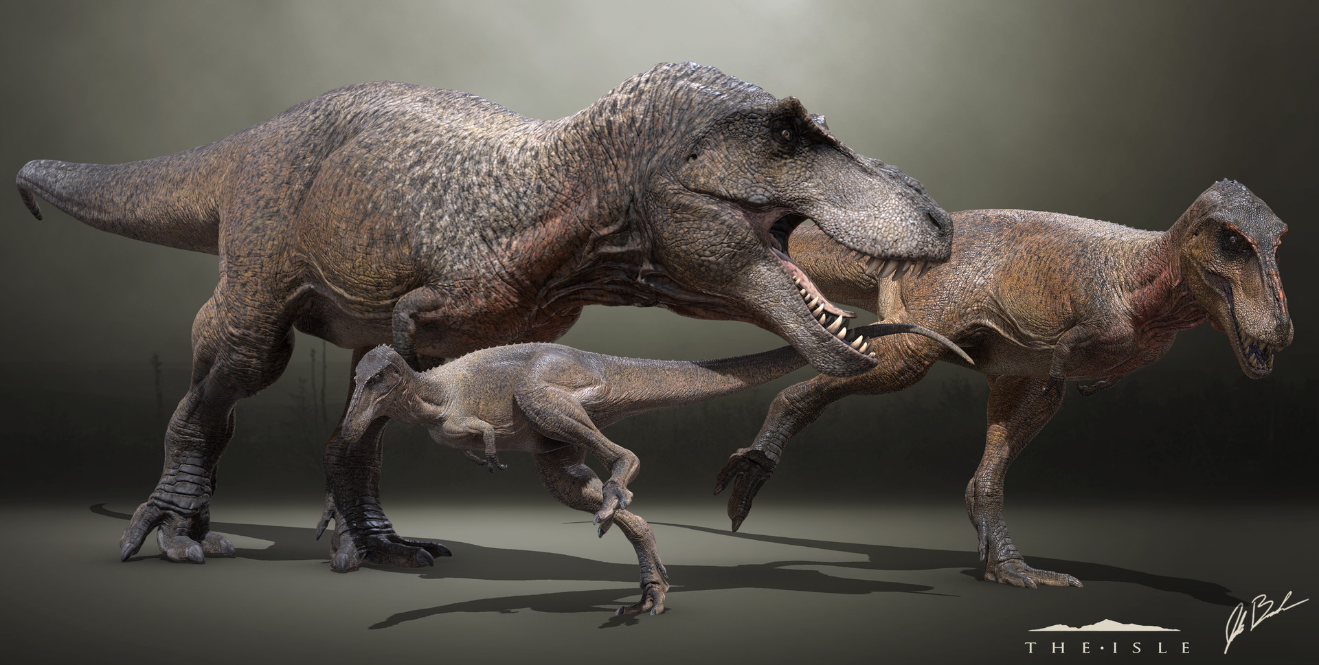 Artstation Tyrannosaurus Rex The Isle Jacob Baardse