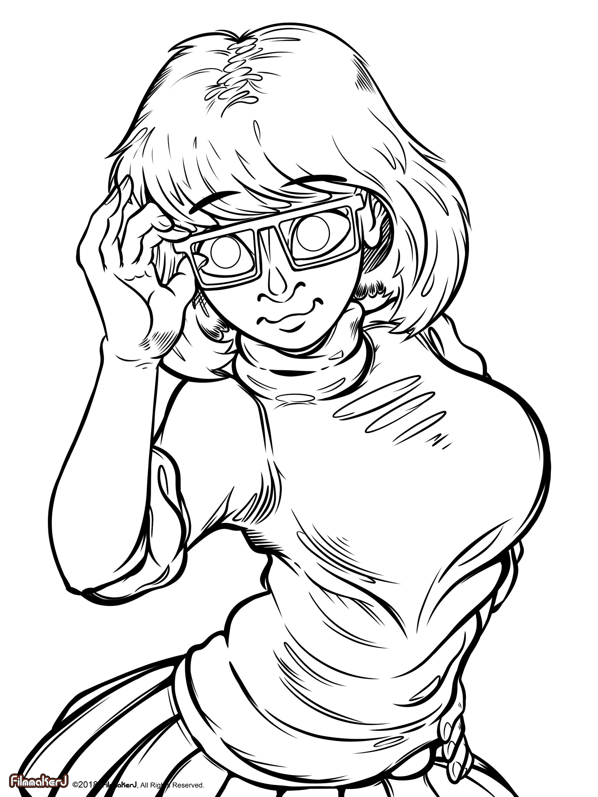 Artstation - Velma Dinkley - Portrait Bust