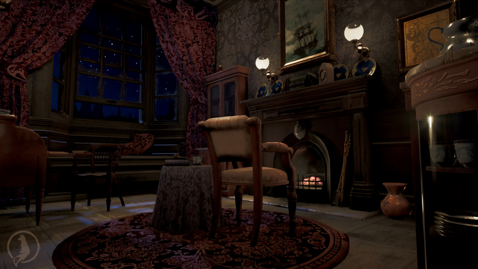 Victorian-Inspired Study