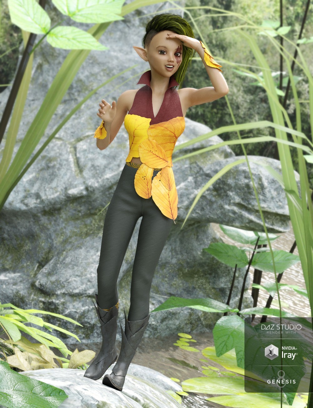 Lisa Nikisatez Fantasy Adventure Outfit For Genesis 8 Female Adventurer (female) by nunnori on deviantart. fantasy adventure outfit for genesis 8