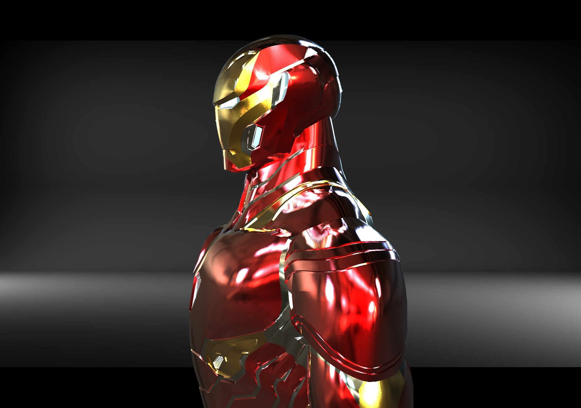 Artstation Iron Man Mark 50 Infinity War 3d Model Jonathan Brito