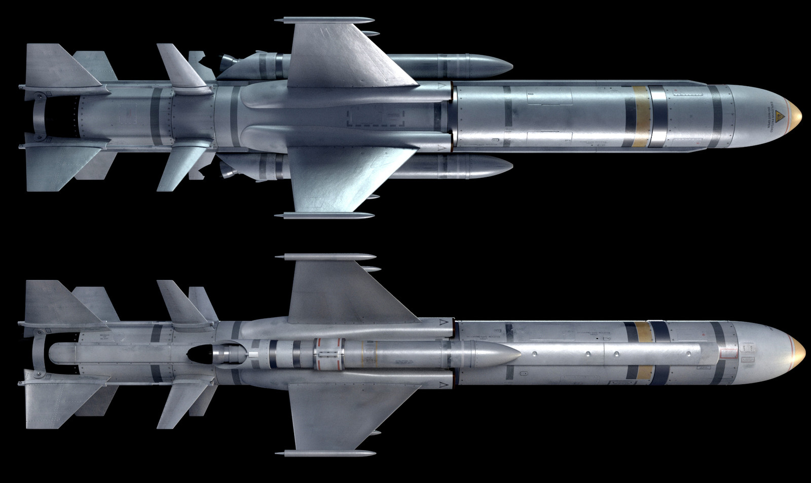 Top and side view.

Not an overly difficult or complex model, but it was a lot of fun to be able to make a quick rocket.