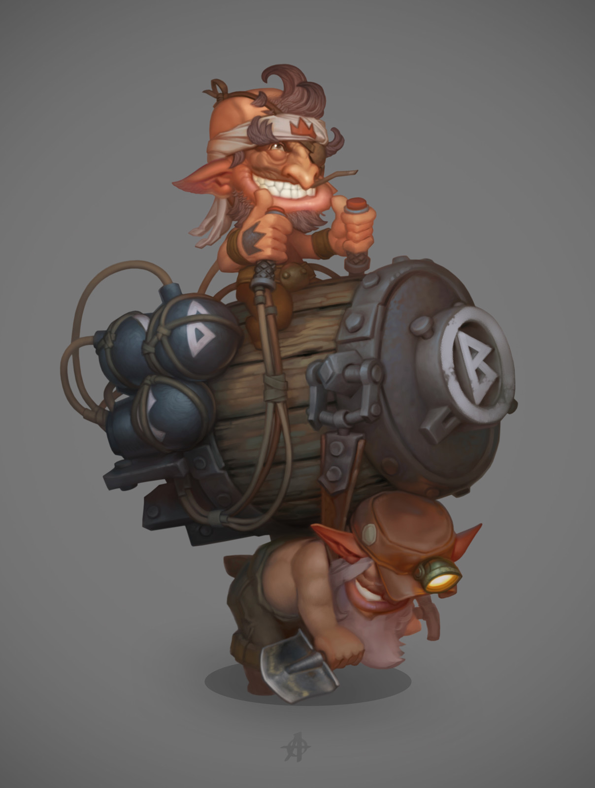 Goblins miners (not finished work)