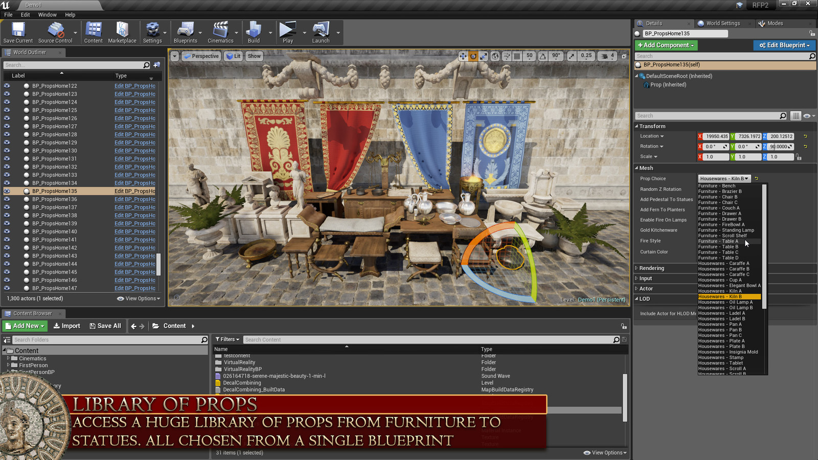 Props editor