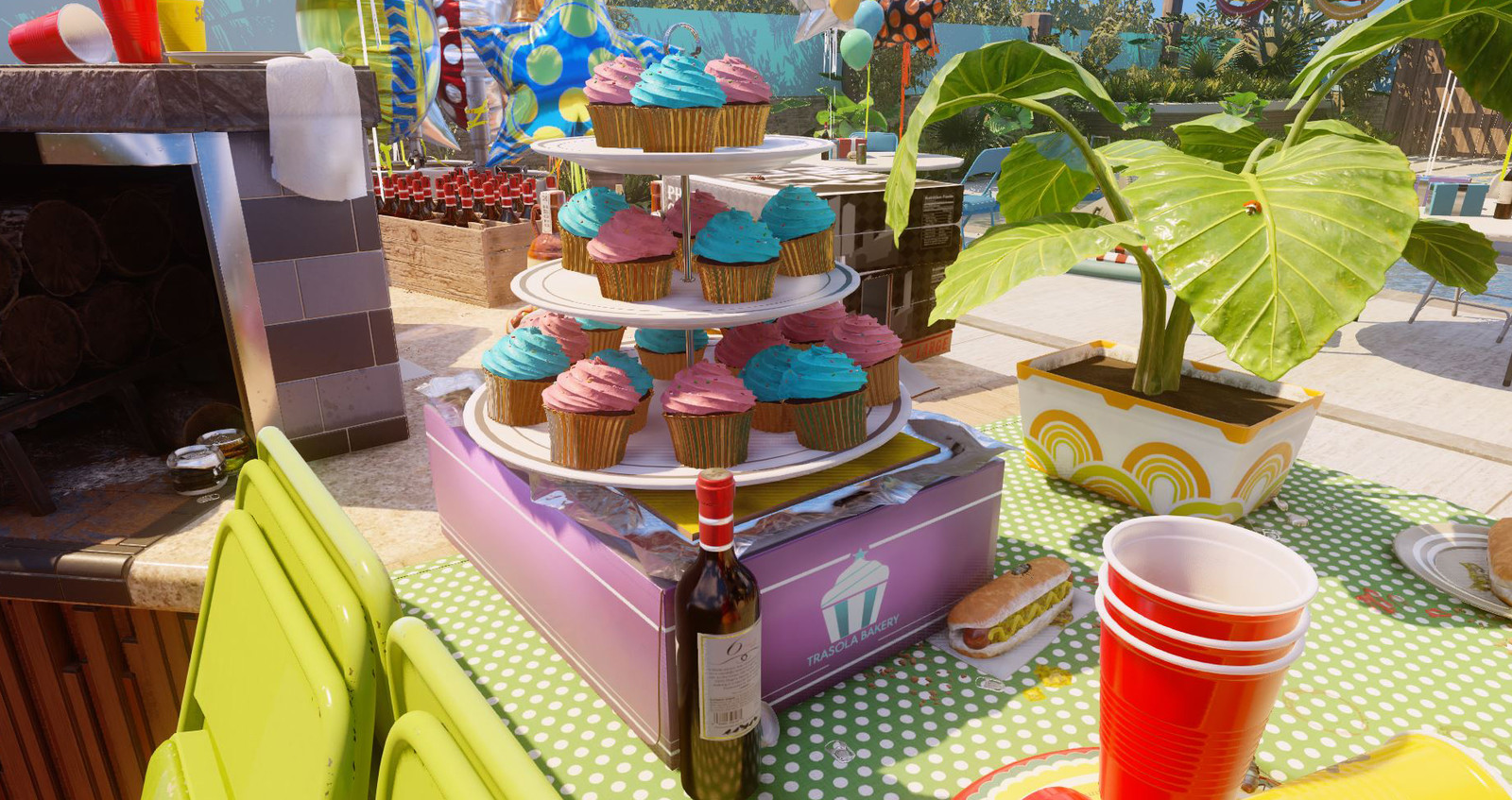 Cupcake box and tower.