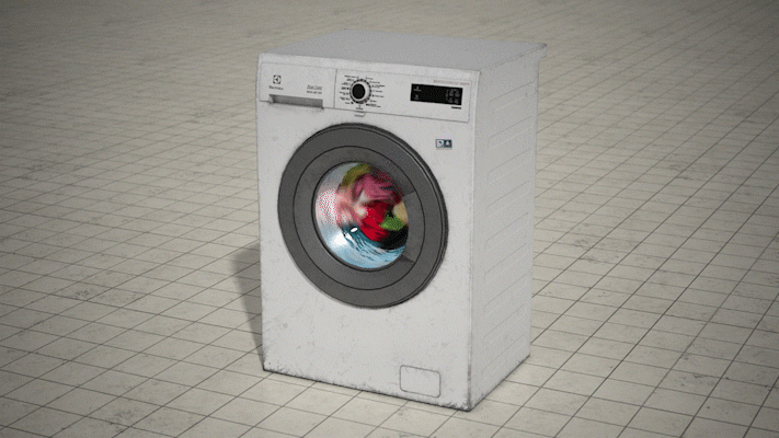 ArtStation - Washing machine (with animation)