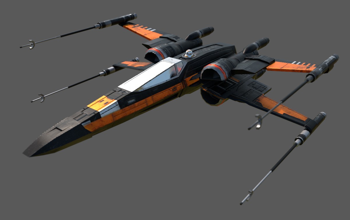 Artstation Incom Freitek T 70 X Wing Black One Jayson Duria