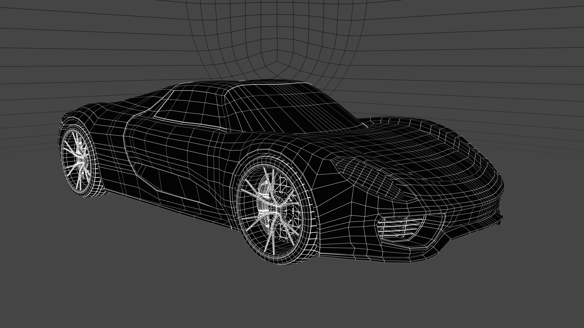 Fjorre Oostindie Porsche 918 Spyder 3d Model