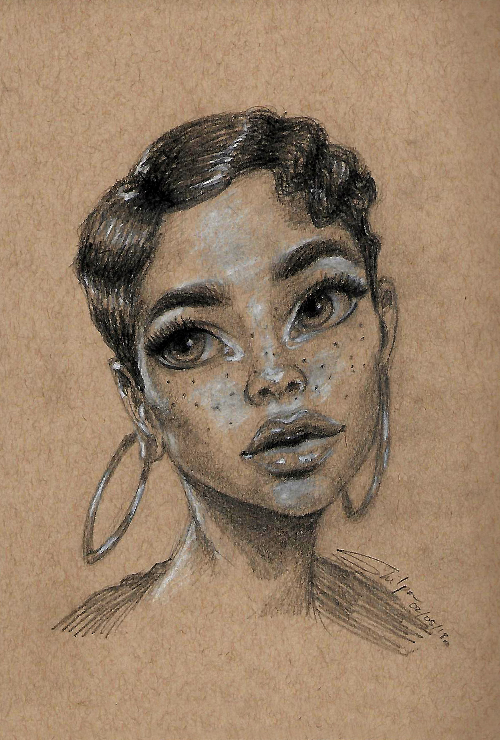 ArtStation - Stylized Portrait 1 - Aiyanna Lewis