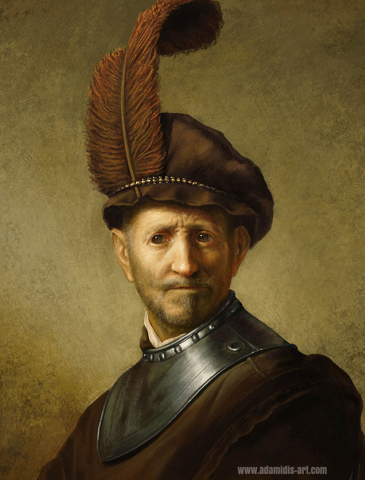 Digital Painting of a real Rembrandt