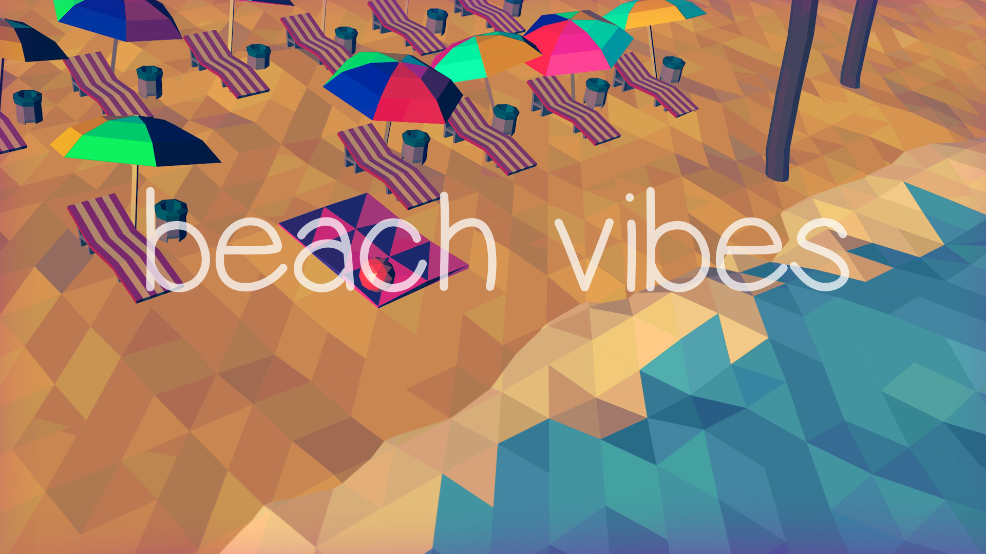 Wallpaper Artstation Beach Vibes George Stoica For iPhone