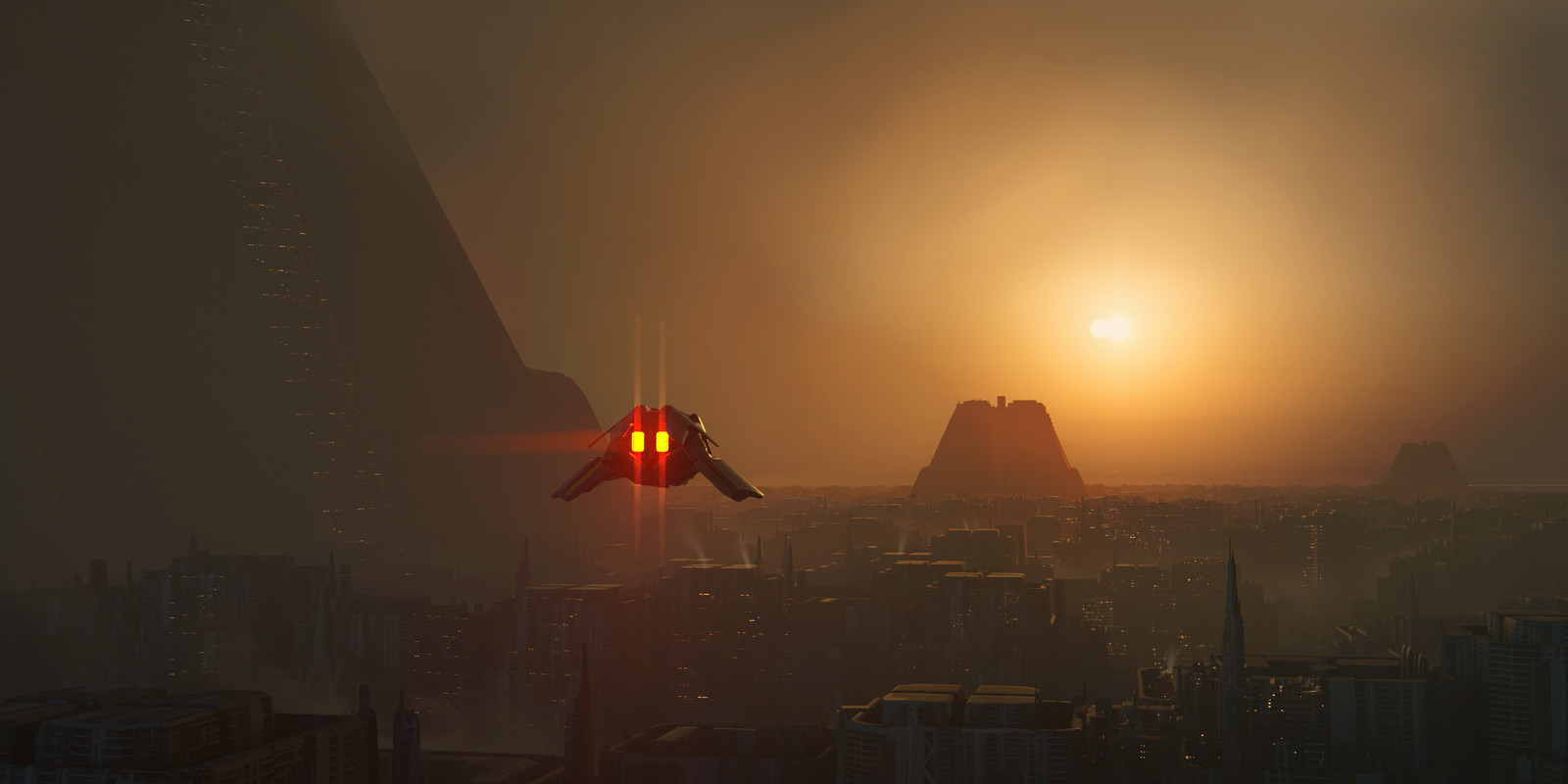 Keyframe inspired by Blade Runner