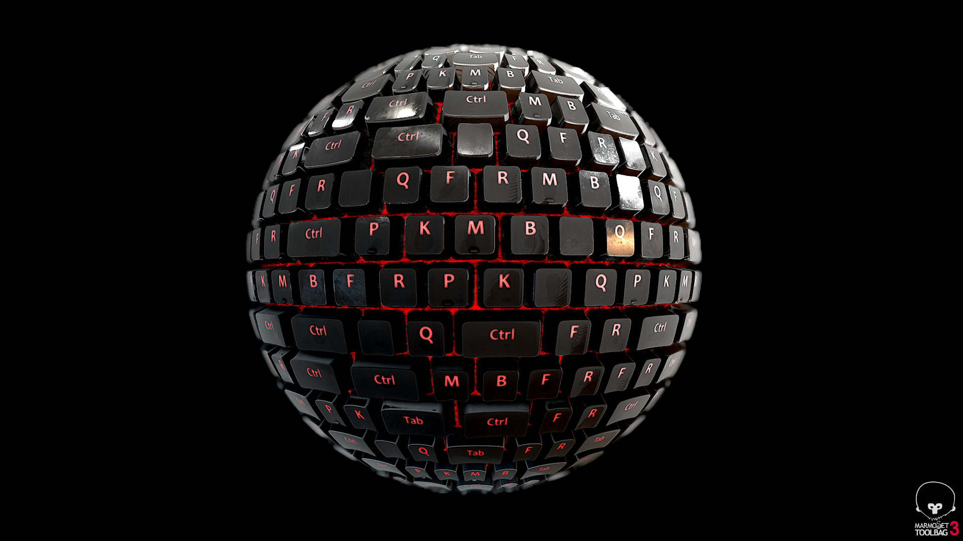 Artstation Procedural Keyboard Material Richard Lane