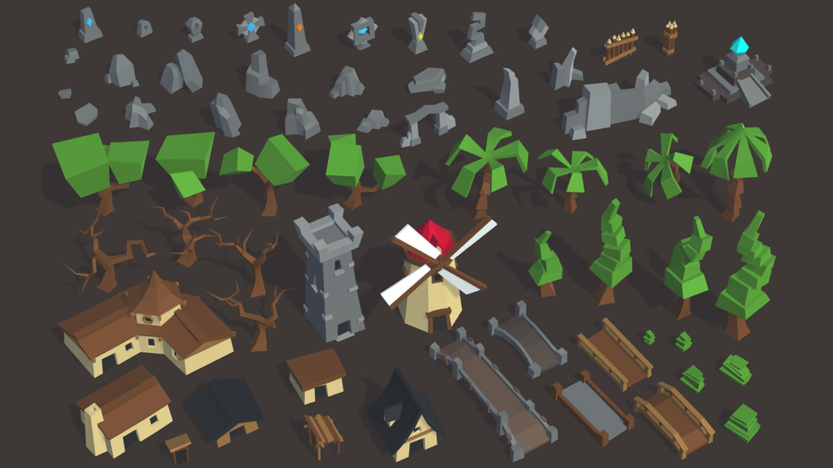 Low poly steam фото 10