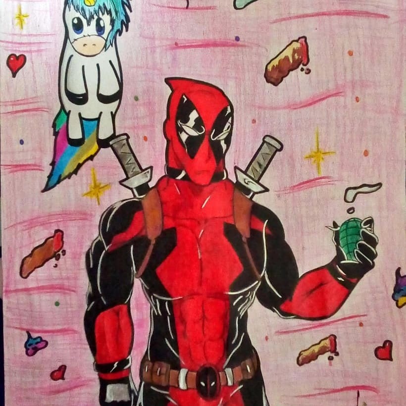 ArtStation - Deadpool draw