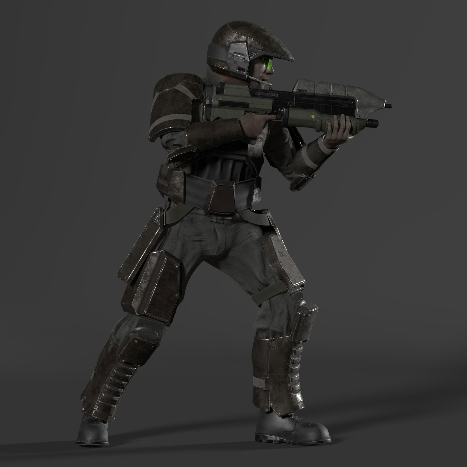 Halo Combat Evolved Armored Marine (HD) .